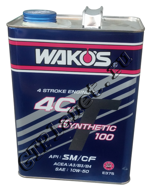 Wakos "4CT-S" (Масло ДВС) Wakos 4CT-S Синтетическое моторное масло