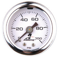 Манометр давления топлива Aeromotive (100 psi)